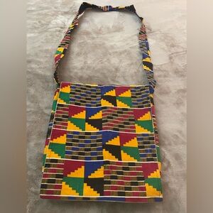 African Print. Custom Computer Bag. Unisex. Cotton.
